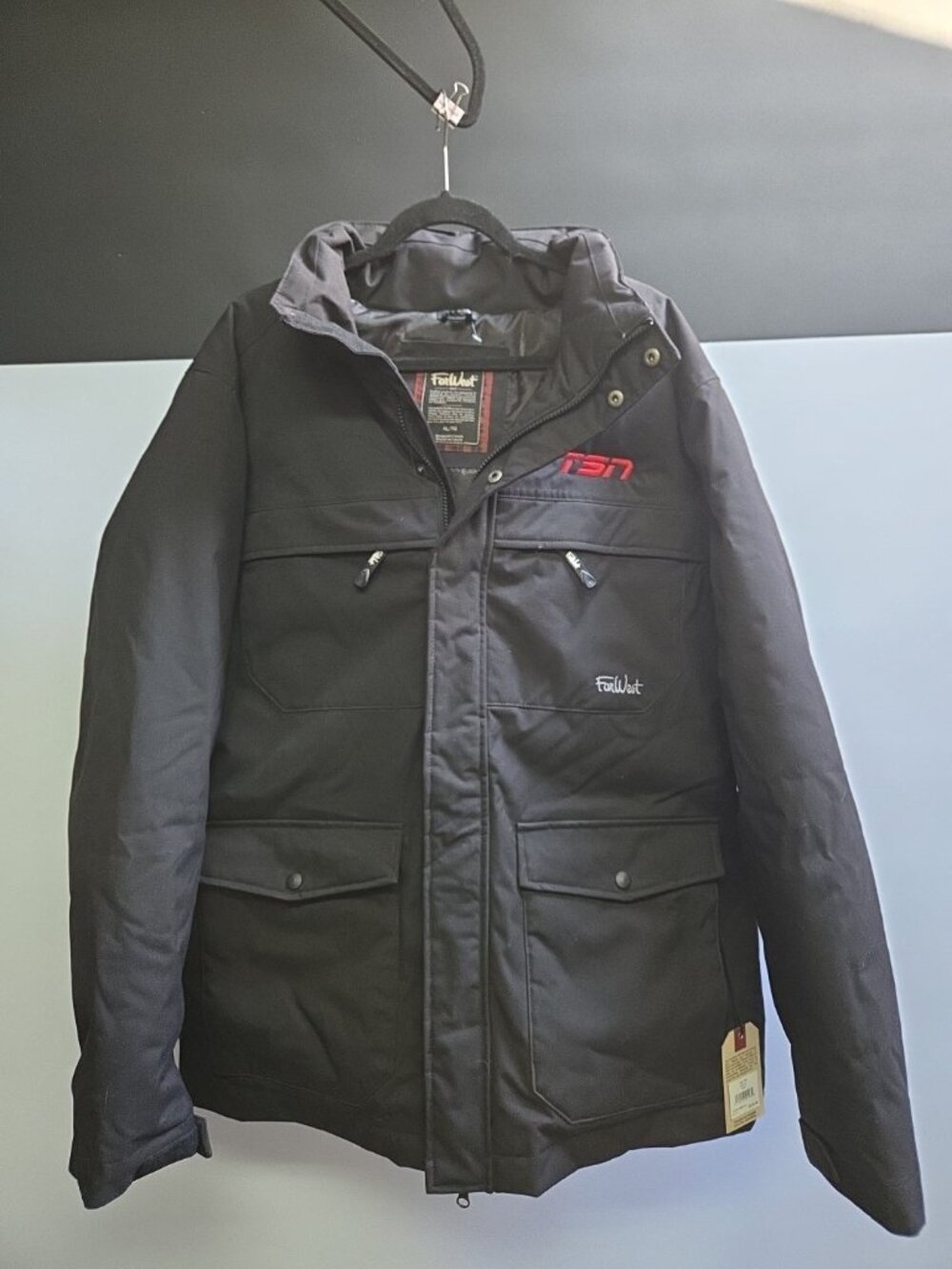 TSN The Sports Network Canada TV Station Jacket Far West Gore Tex Men's XL NEW